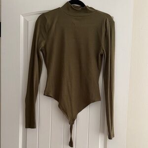 SO Olive Long Sleeve Bodysuit